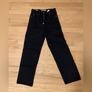 Levi’s Ribcage straight ankle jeans
